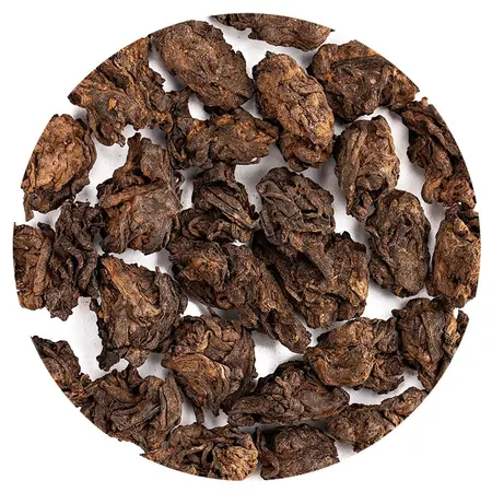 Чай пуэр Комковой дикий, Шу кат. B в чайном магазине BestTea, фото 
