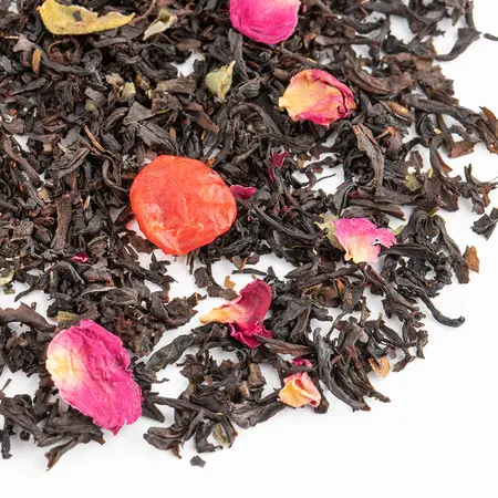 Чай черный Дикая вишня с ягодами в чайном магазине BestTea, фото , изображение 6