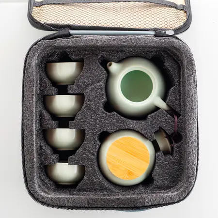 Чайный сервиз керамический (чемоданчик) в чайном магазине BestTea, фото , изображение 2