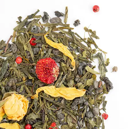Чай ароматизированный зеленый Китайский фонарик в чайном магазине BestTea, фото , изображение 4