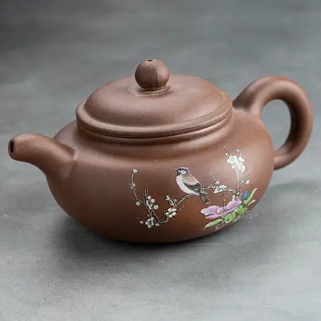 Чайник глиняный коричневый Певчий, 230 мл в чайном магазине BestTea, фото , изображение 3