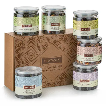 Подарочный набор чая №13 (6 видов) в чайном магазине BestTea, фото 