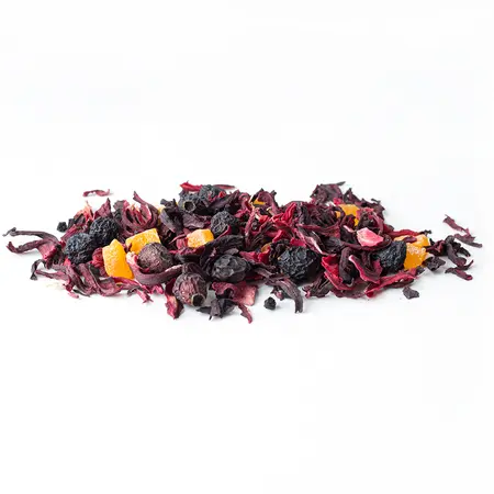 Чай фруктовый Алый закат, ароматизированный в чайном магазине BestTea, фото , изображение 10