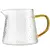 Чахай (Молочник) стеклянный с желтой ручкой 300 мл оптом в BestTea, фото 