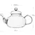 Чайник стеклянный Тюльпан, 800 мл, Объем мл: 800 оптом в BestTea, фото , изображение 3