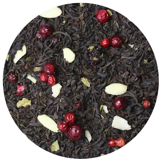 Чай черный Брусника с миндалем в чайном магазине BestTea, фото 