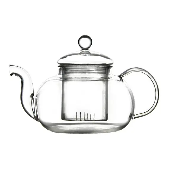 Чайник стеклянный Тюльпан с колбой 600 мл, Объем мл: 600 оптом в BestTea, фото 