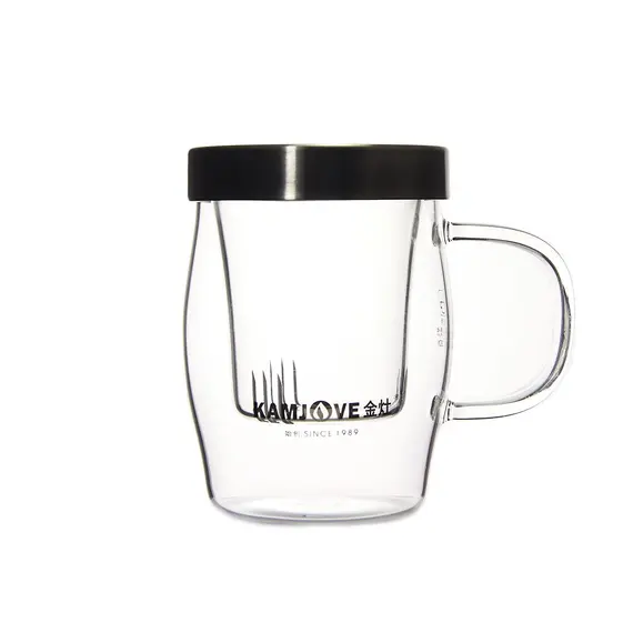 Кружка стеклянная KAMJOVE №1 380 мл оптом в BestTea, фото 