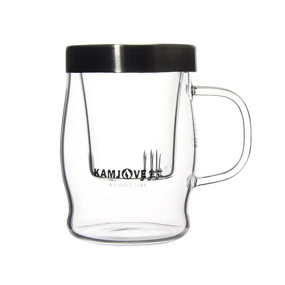 Кружка стеклянная KAMJOVE 450 мл оптом в BestTea, фото 