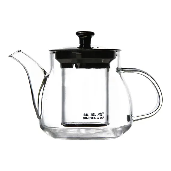 Чайник стеклянный Миндаль с метал. крышкой 500 мл оптом в BestTea, фото 