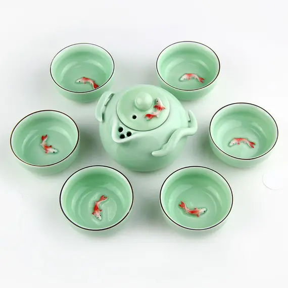 Сервиз чайный Цинцы Карп 7 предметов оптом в BestTea, фото 