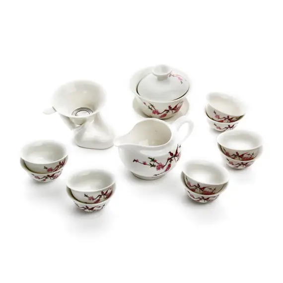 Сервиз чайный Цветы и птицы 13 предметов оптом в BestTea, фото 