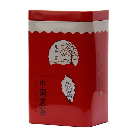 Банка "Чайное дерево" красная (жесть) 150 гр оптом в BestTea, фото 