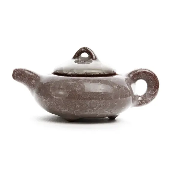Чайник керамический Колотый Лёд сиреневый 125 мл оптом в BestTea, фото 
