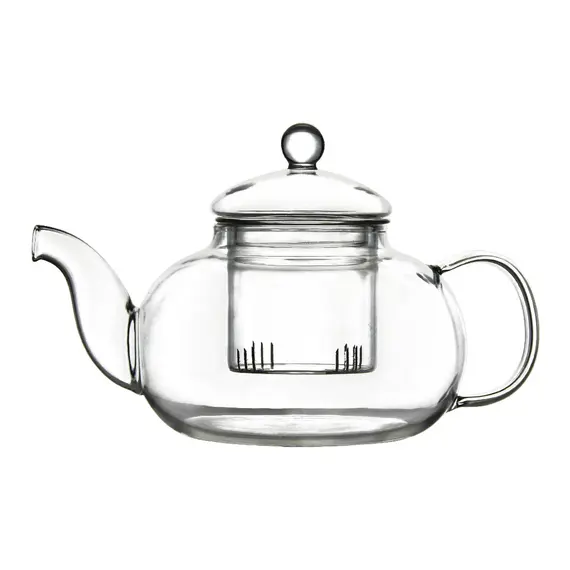 Чайник стеклянный Тюльпан с колбой 650 мл, Объем мл: 650 оптом в BestTea, фото 