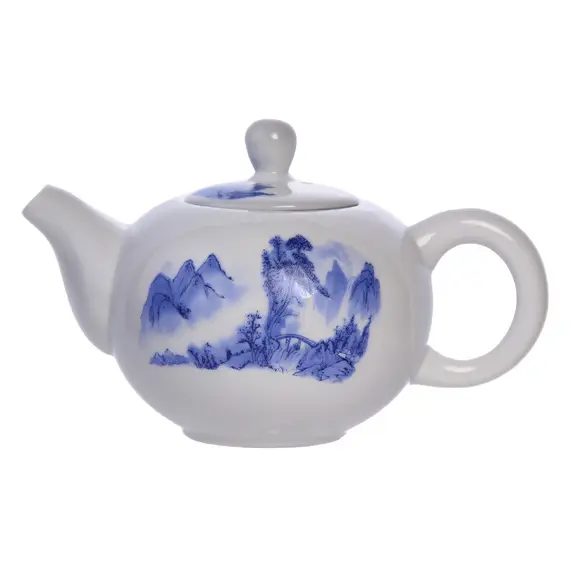 Чайник керамический Голубой пейзаж 250 мл оптом в BestTea, фото 