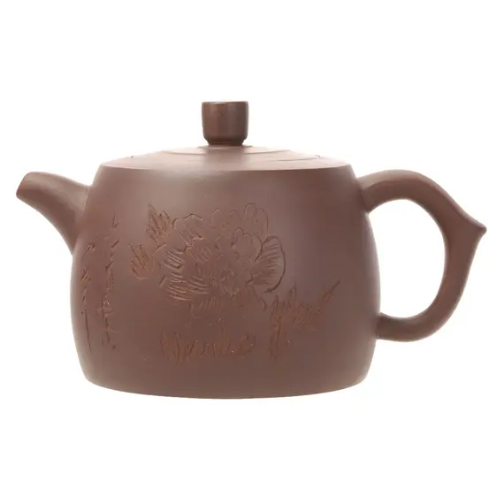 Чайник Цветок, глиняный 380 мл оптом в BestTea, фото 