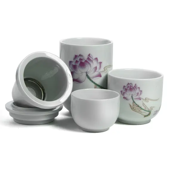 Походный набор чаша "Лотос в руке Будды" в чайном магазине BestTea, фото 