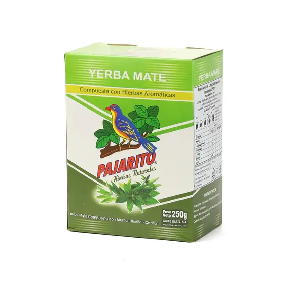 Йерба мате Pajarito Compuesta Hierbas 250 г, Вес г: 250 оптом в BestTea, фото 