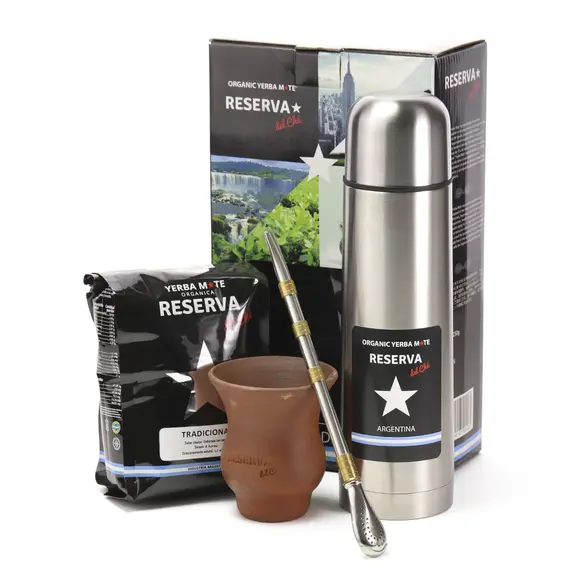 Набор Reserva del Che (Калабас + Бомбилья + Термос + Йерба мате) оптом в BestTea, фото 