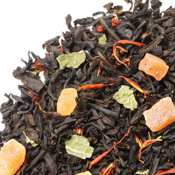 Чай черный с персиком в чайном магазине BestTea, фото , изображение 2