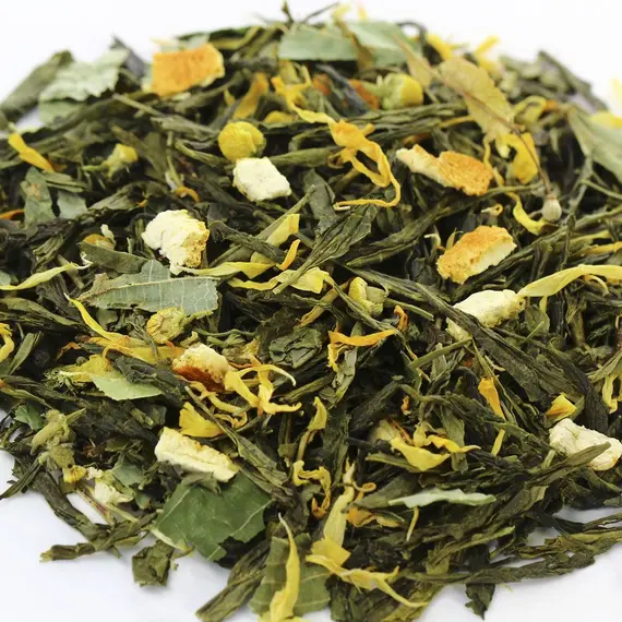Чай зеленый Японская липа, ароматизированный в чайном магазине BestTea, фото , изображение 8