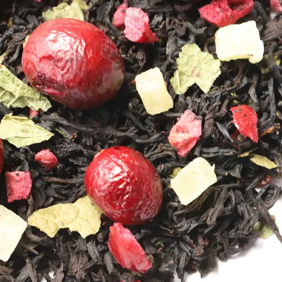 Чай черный Клюква с ванилью Премиум оптом в BestTea, фото , изображение 4