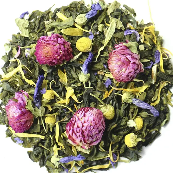 Чай зеленый Летний луг, ароматизированный в чайном магазине BestTea, фото , изображение 5