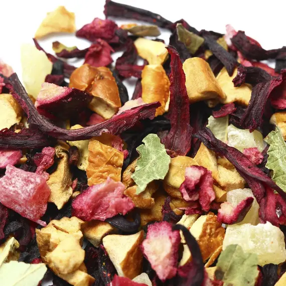 Чай фруктовый Вишневый пунш, ароматизированный в чайном магазине BestTea, фото , изображение 3