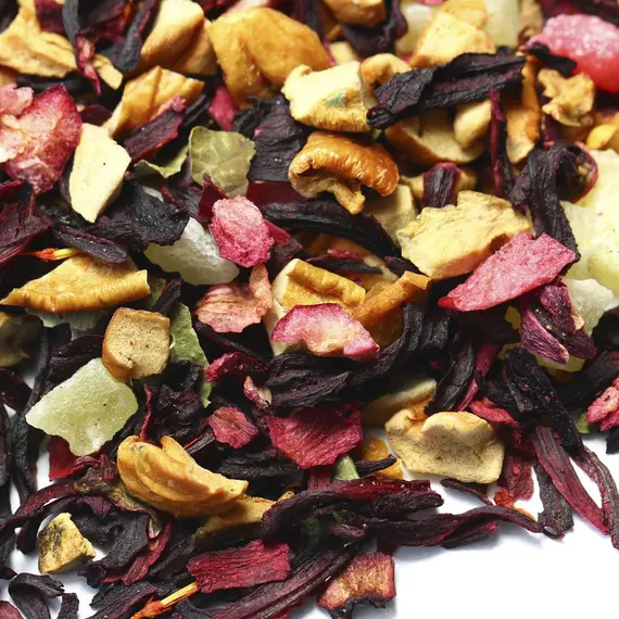 Чай фруктовый Вишневый пунш, ароматизированный в чайном магазине BestTea, фото , изображение 7