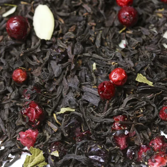 Чай черный Брусника с миндалем в чайном магазине BestTea, фото , изображение 5