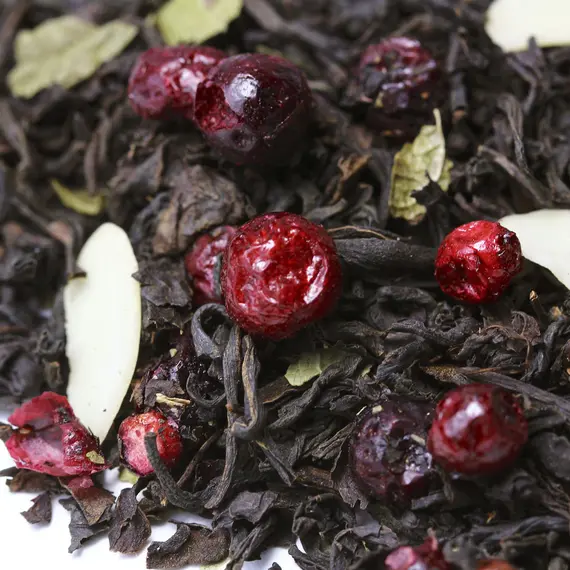 Чай черный Брусника с миндалем в чайном магазине BestTea, фото , изображение 9