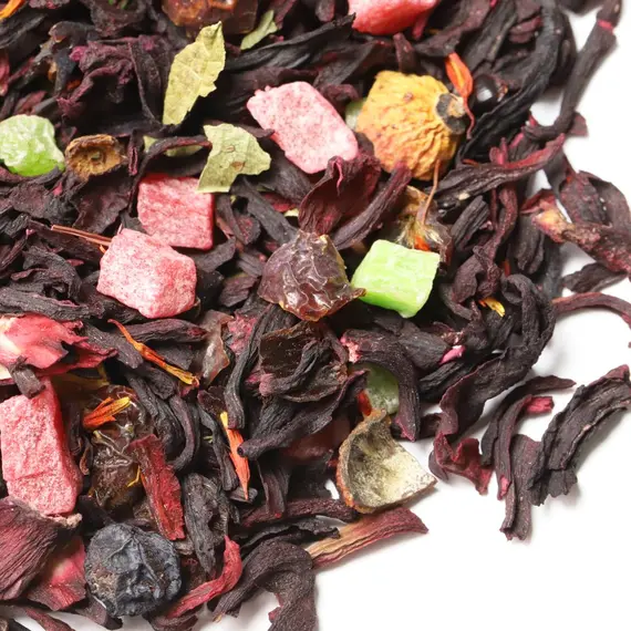 Чай фруктовый с арбузом, ароматизированный в чайном магазине BestTea, фото , изображение 8