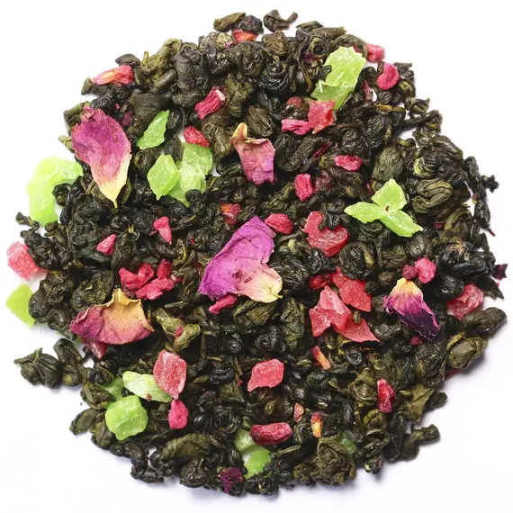 Чай зеленый Сочная Ягода, ароматизированный оптом в BestTea, фото 