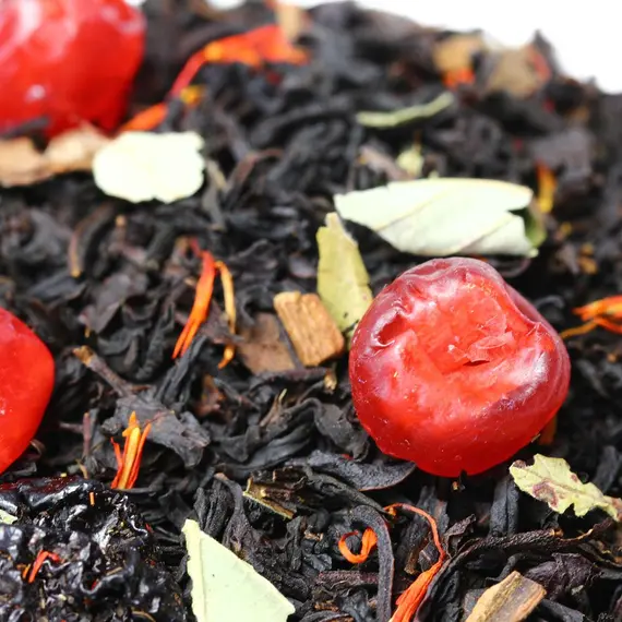 Чай черный Вишневый джем с корицей в чайном магазине BestTea, фото , изображение 3
