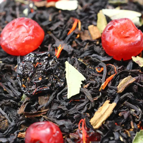 Чай черный Вишневый джем с корицей в чайном магазине BestTea, фото , изображение 4