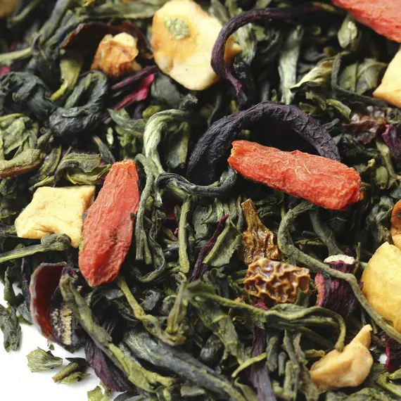 Чай зеленый Оптимист (Годжи), ароматизированный в чайном магазине BestTea, фото , изображение 2