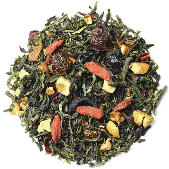 Чай зеленый Оптимист (Годжи), ароматизированный в чайном магазине BestTea, фото , изображение 6