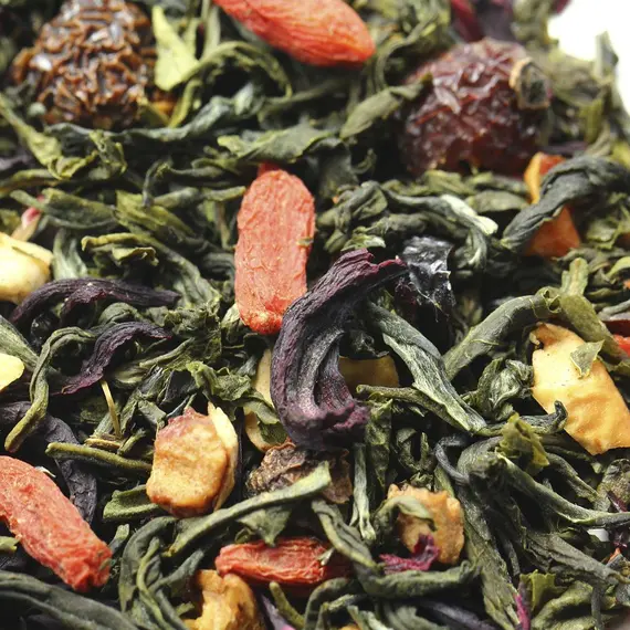 Чай зеленый Оптимист (Годжи), ароматизированный в чайном магазине BestTea, фото , изображение 8