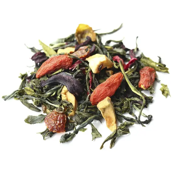 Чай зеленый Оптимист (Годжи), ароматизированный в чайном магазине BestTea, фото , изображение 9