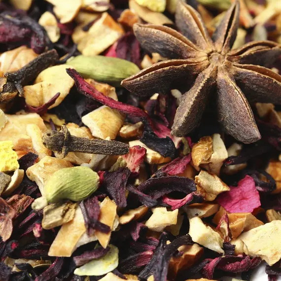 Чай фруктовый Глинтвейн, ароматизированный в чайном магазине BestTea, фото , изображение 2