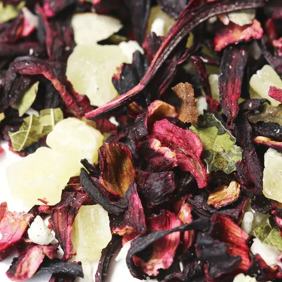 Чай фруктовый Пина Колада, ароматизированный в чайном магазине BestTea, фото , изображение 3