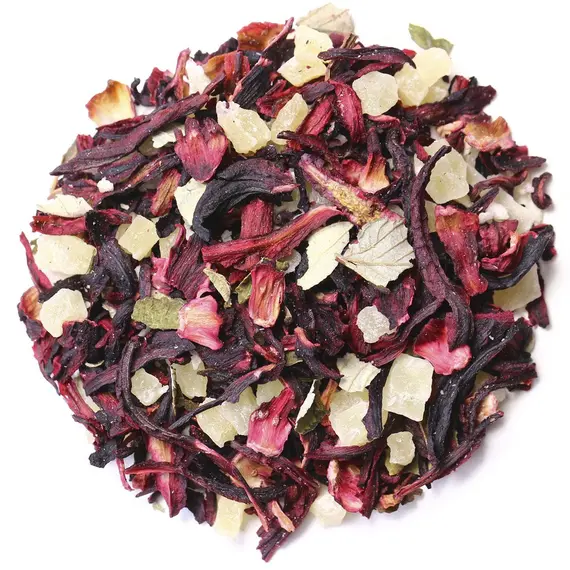 Чай фруктовый Пина Колада, ароматизированный в чайном магазине BestTea, фото , изображение 5