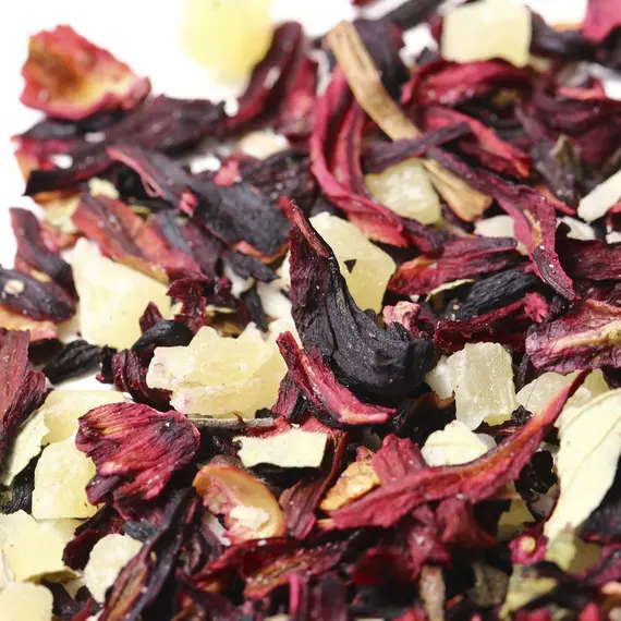Чай фруктовый Пина Колада, ароматизированный в чайном магазине BestTea, фото , изображение 8