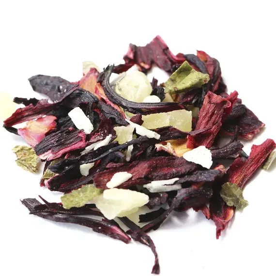 Чай фруктовый Пина Колада, ароматизированный в чайном магазине BestTea, фото , изображение 10