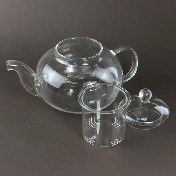 Чайник стеклянный Тюльпан с колбой 650 мл, Объем мл: 650 оптом в BestTea, фото , изображение 4