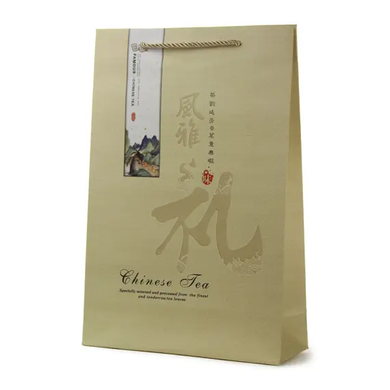 Пакет картонный бежевый оптом в BestTea, фото , изображение 2