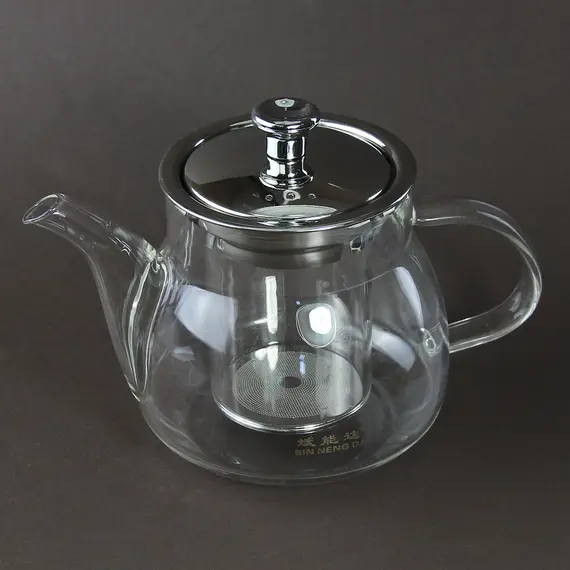 Чайник стеклянный Миндаль с метал. крышкой 500 мл оптом в BestTea, фото , изображение 2