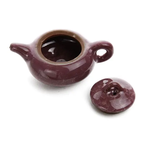 Чайник керамический Колотый Лёд розовый 125 мл оптом в BestTea, фото , изображение 3