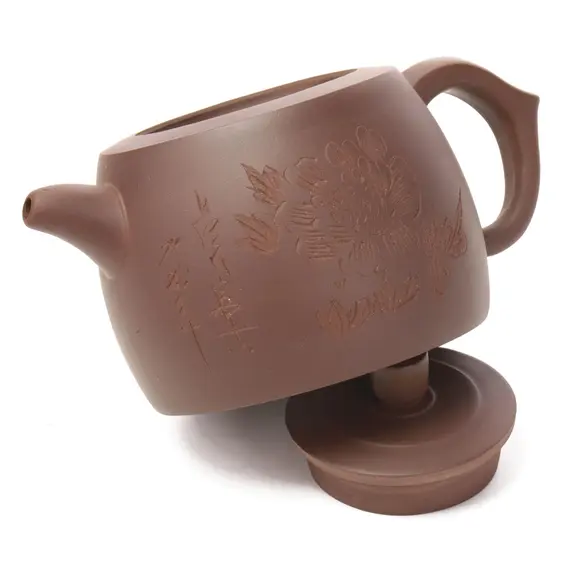 Чайник Цветок, глиняный 380 мл оптом в BestTea, фото , изображение 3